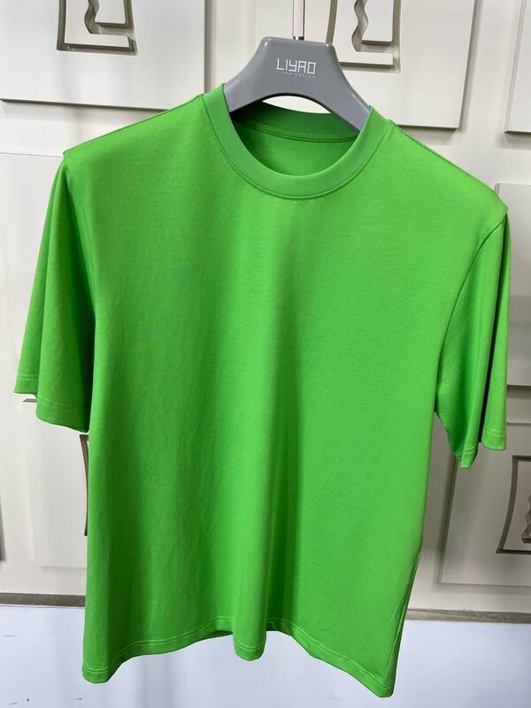 Áo thun thể thao khô nhanh Sorona cho nam giới Áo gym thở với thêu tùy chỉnh và in đơn giản