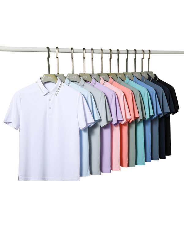 Polyester và Cotton Quick Dry Customization Mens Golf Polo T-Shirt cho nam giới