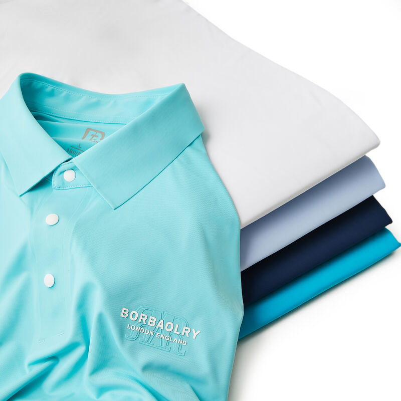 Áo thun nam cotton cao cấp tùy chỉnh mới 100% Áo polo nam 95% cotton chống nhăn và chống co rút