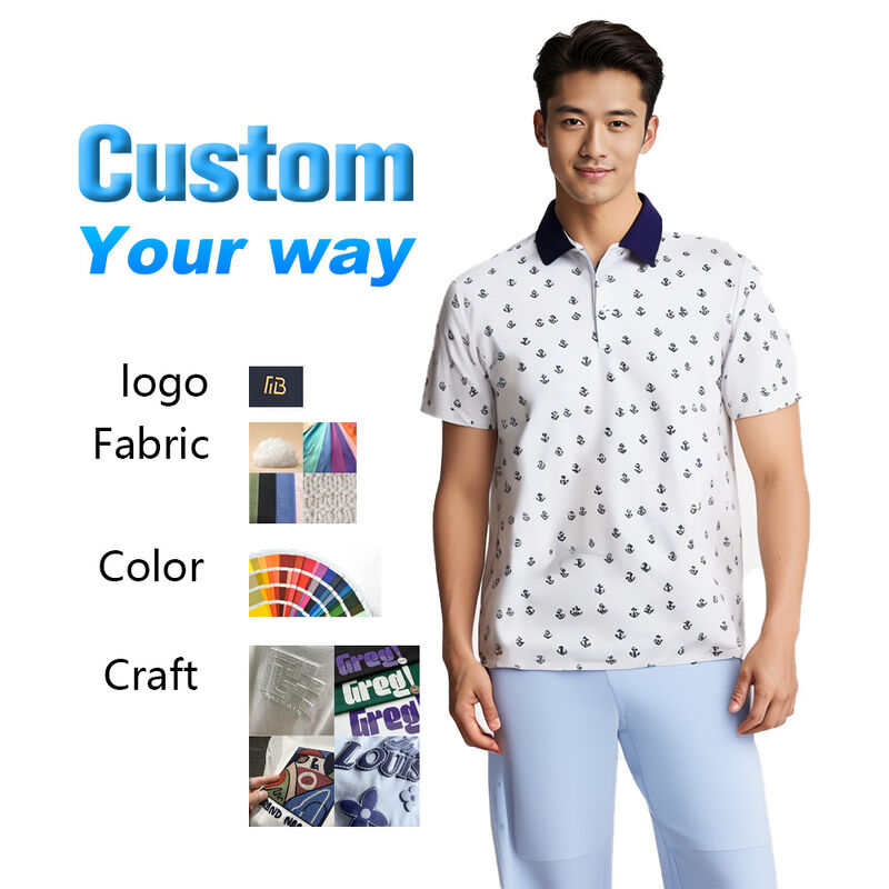 Áo Polo Nam dành cho Nam và Nữ, Áo Polo Golf Cá nhân hóa & In ấn cho Trang phục Công sở Thường ngày và Đội thể thao, Áo thun Polo Nam
