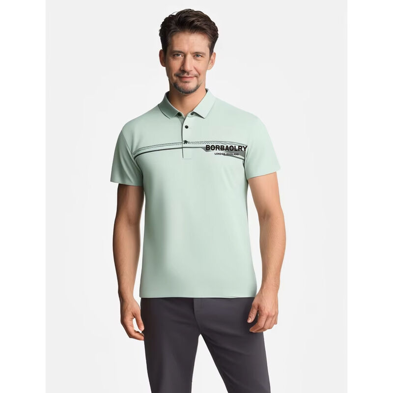 Tùy chỉnh hạng nặng hạng sang thể thao đơn giản Casual Polo áo phông nhanh khô thể thao Polo thoải mái Polo áo phông