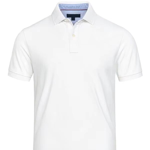 Chất lượng cao màu cứng làm việc Mens nút tay ngắn Golf Polo áo khoác Plus Size đơn giản thoải mái áo sơ mi bình thường