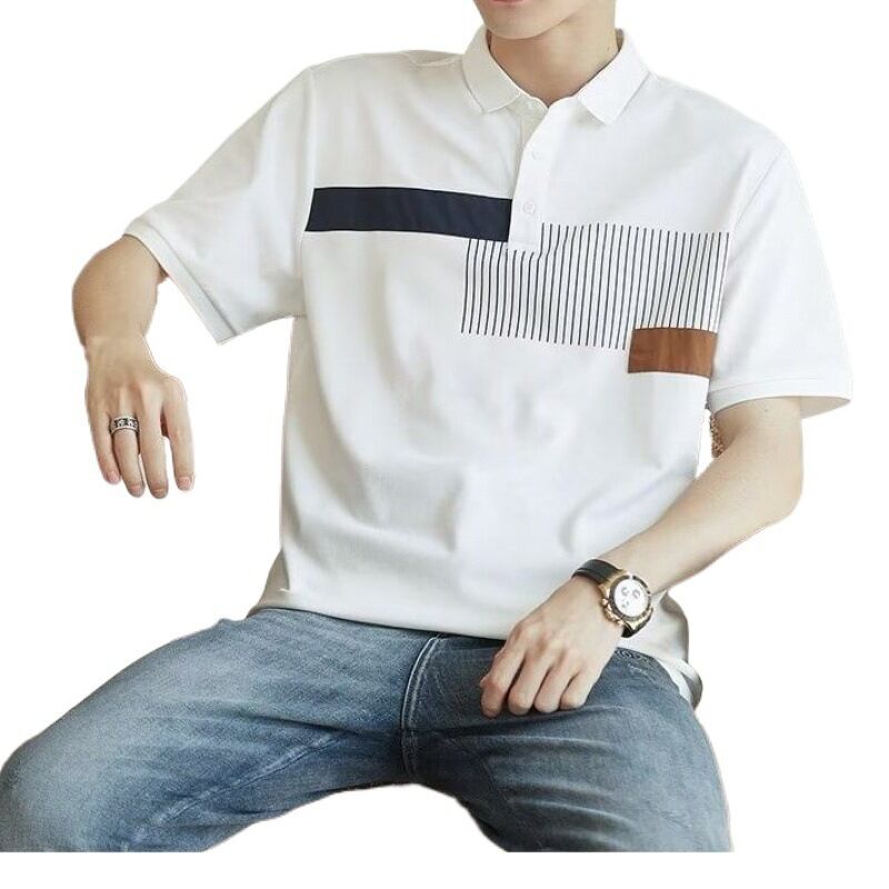 Áo Polo Golf Tay Ngắn Logo Tùy Chỉnh Thoáng Khí Nhanh Khô Chất Liệu Cotton Họa Tiết Trơn Dành Cho Mùa Hè Chơi Golf