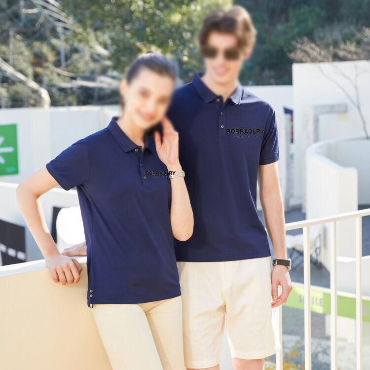 Áo polo nam cotton tùy chỉnh thiết kế đồng phục văn phòng áo thun polo trơn áo polo cotton tổ ong