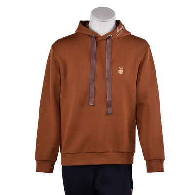 Đồ đúc logo tùy chỉnh áo khoác hoodies thiết yếu của nam giới trang phục tinh tế chống co lại